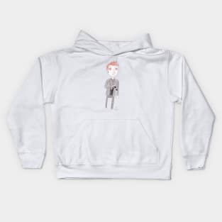 Heart-Eyes Crowley Kids Hoodie